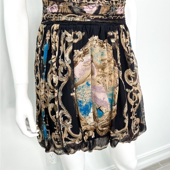 💋 Bebe Black Cocktail Short Dress M new RARE 💋 - Picture 11 of 16